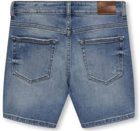 Only KIDS BOY denim short KOBDEDGE light blue denim Korte broek Blauw Jongens Stretchdenim 128 - Foto 2