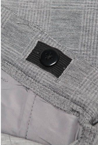 Only KIDS BOY geruite broek KOBPETE grijs Jongens Viscose Ruit 140 - Foto 3