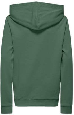 Only KIDS BOY hoodie KOBLASSI groen Sweater Effen 158 164
