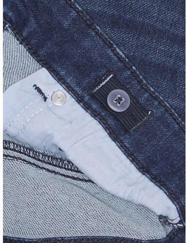 Only KIDS BOY skinny denim short KOBPLY dark blue denim Korte broek Blauw Jongens Jog denim 128 - Foto 2