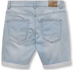 Only KIDS BOY skinny denim short KOBPLY light blue denim Korte broek Blauw Jongens Jog denim 128 - Foto 2
