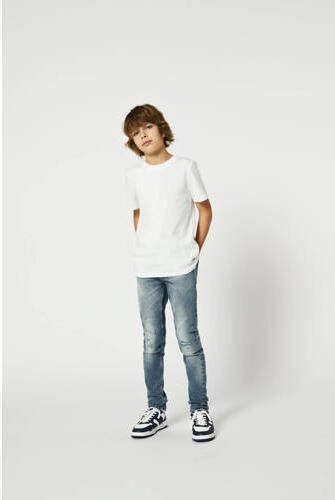 Only KIDS BOY slim fit jeans KOBROPE JAX bright blue denim Blauw Jongens Stretchdenim 128 - Foto 2