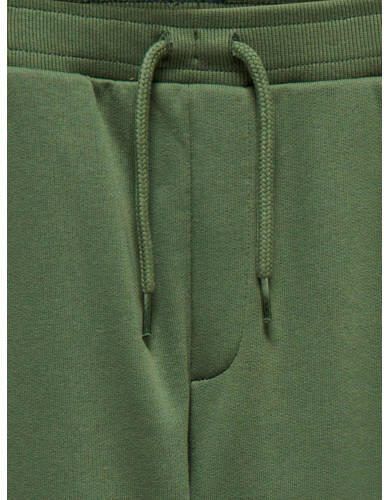 Only KIDS BOY slim fit joggingbroek KOBLASSI groen Jongens Sweat Effen 134 - Foto 2