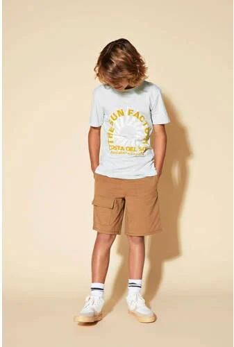 Only KIDS BOY sweatshort KOBJAKE zwart Korte broek Effen 140 - Foto 2