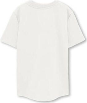 Only KIDS BOY T-shirt KOBNICK met tekst wit Jongens Katoen Ronde hals Tekst 122 128 - Foto 2