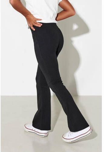 Only KIDS flared broek KONPAIGE zwart Meisjes Viscose Effen 152 - Foto 2