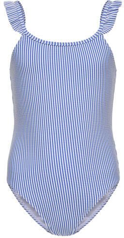 ONLY KIDS GIRL badpak KOGSUNNY blauw wit Meisjes Polyester Streep - Foto 4