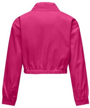 Only KIDS GIRL blouse KOGOREGON fuchsia Roze Meisjes Polyester Klassieke kraag 134