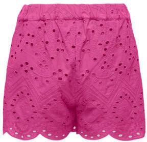 Only KIDS GIRL casual short KOGCLEO LIFE fuchsia Korte broek Roze Meisjes Katoen 128