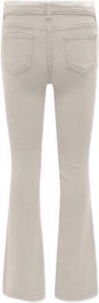 Only KIDS GIRL flared broek KOGANNE greige Beige Meisjes Katoen Effen 128