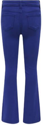 Only KIDS GIRL flared broek KOGANNE hardblauw Meisjes Katoen Effen 128 - Foto 3