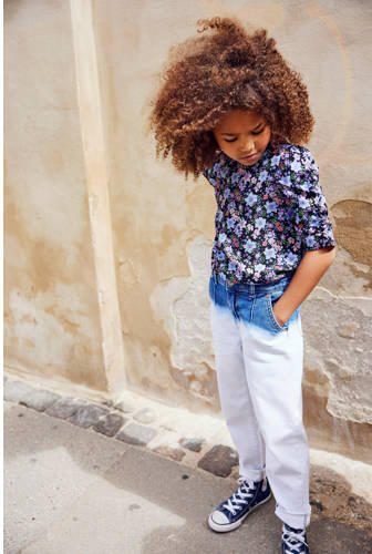 Only KIDS GIRL gebloemde top KONSELMA multi Meisjes Polyester Ronde hals 152 - Foto 2