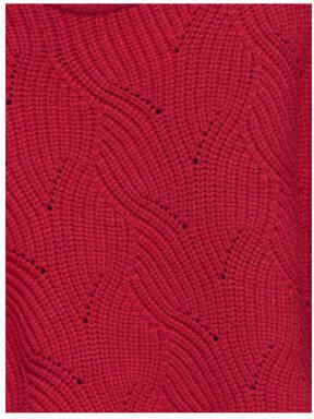 ONLY KIDS GIRL gebreide trui rood Meisjes Viscose Ronde hals Effen - Foto 10