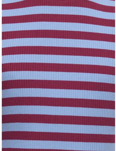 ONLY KIDS GIRL gestreepte longsleeve paars Meisjes Polyester Ronde hals - Foto 3