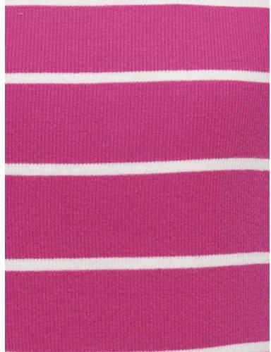 Only KIDS GIRL gestreepte singlet KOGGEMMA fuchsia wit Roze Meisjes Stretchkatoen Ronde hals 134 140 - Foto 2