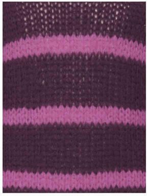ONLY KIDS GIRL gestreepte trui paars grof gebreid Meisjes Polyester Ronde hals - Foto 3