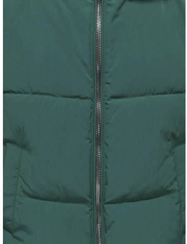 ONLY KIDS GIRL gewatteerde winterjas groen Meisjes Polyester Opstaande kraag - Foto 3
