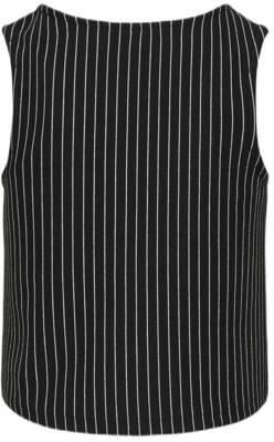 Only KIDS GIRL gilet met krijtstreep Meisjes Polyester V-hals Krijtstreep 122 128