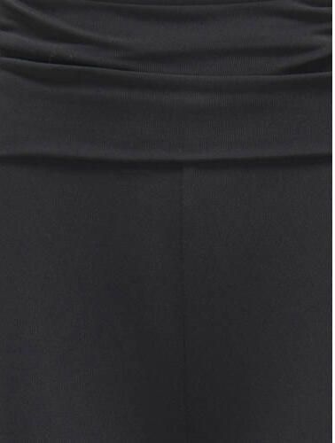 Only KIDS GIRL high waist flared broek KOGEA zwart Meisjes Polyamide Effen 128