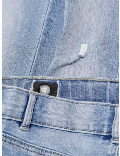 Only KIDS GIRL high waist skinny fit jeans KONRACHEL light medium blue denim Blauw Meisjes Stretchdenim 134 - Foto 2