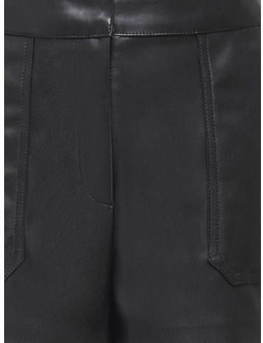 ONLY KIDS GIRL imitatieleren baggy casual short zwart Korte broek Meisjes Imitatieleer - Foto 3