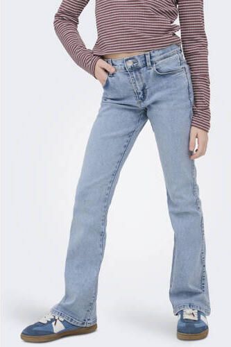 ONLY KIDS GIRL KOGBLAIR flared jeans light blue denim Blauw Meisjes Stretchdenim