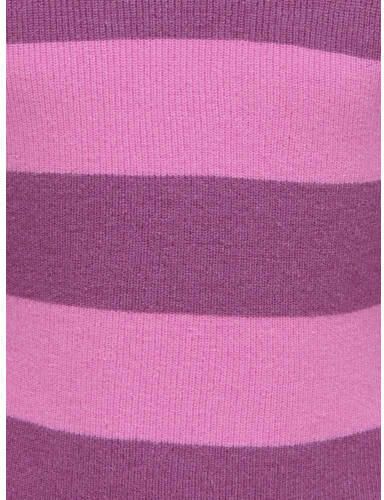 ONLY KIDS GIRL KOGFRANCA gestreepte gebreide trui roze Meisjes Viscose Ronde hals - Foto 4