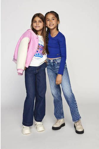 Only KIDS GIRL longsleeve KOGNESSA LIFE hardblauw Meisjes Stretchkatoen Ronde hals 122 128 - Foto 2