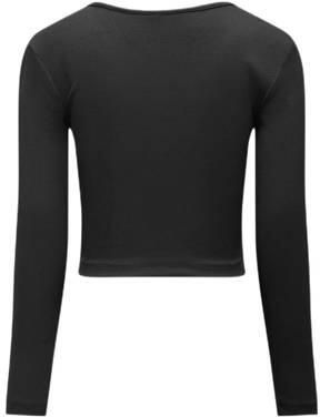 Only KIDS GIRL longsleeve KOGNESSA LIFE zwart Meisjes Stretchkatoen Ronde hals 122 128