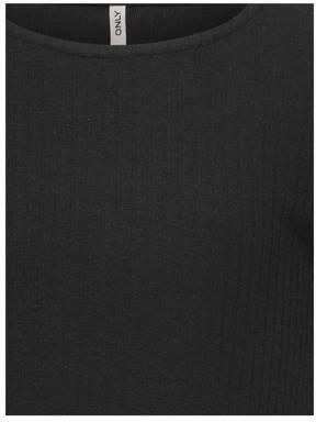 KIDS ONLY Shirt met lange mouwen KOGNELLA L S O-NECK TOP JRS NOOS in korte vorm en met schattige golvende randen aan de zoom