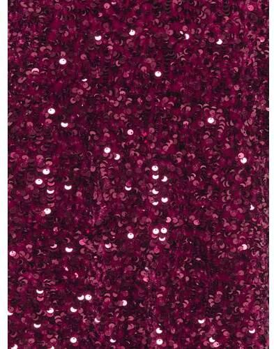ONLY KIDS GIRL midi jurk met pailletten rood Meisjes Polyester Ronde hals - Foto 3