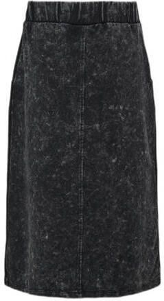 Only KIDS GIRL midi rok zwart Meisjes Sweat Effen 140