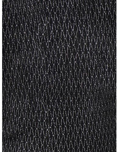 ONLY KIDS GIRL one shoulder jurk met glitters zwart zilver Ruit - Foto 4