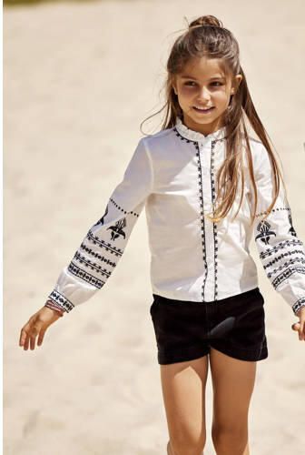 Only KIDS GIRL regular fit denim short KOGCOMET washed black Korte broek Zwart 152 - Foto 3