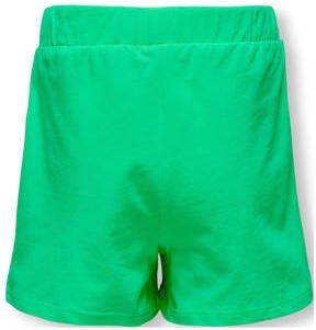 Only KIDS GIRL regular fit sweatshort KOGAMANDA met tekst frisgroen Korte broek 140