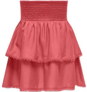 Only KIDS GIRL rok KOGDOTTY Roze Meisjes Viscose Effen 140