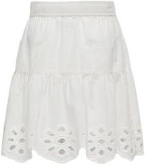Only KIDS GIRL rok KOGJADA wit Meisjes Katoen Effen 116