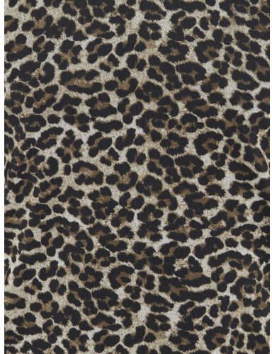 ONLY KIDS GIRL semi-transparante top met panterprint beige Meisjes Polyester Opstaande kraag - Foto 4