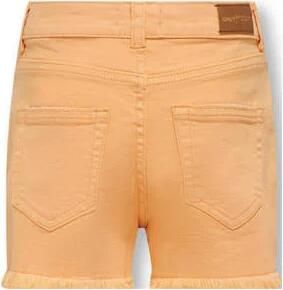 Only KIDS GIRL short KOGROBYN met slijtage oranje Korte broek Meisjes Katoen 164