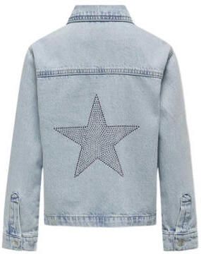 Only KIDS GIRL spijkerjas KOGCARLY light blue denim Blauw Backprint 152 - Foto 2