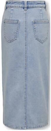 Only KIDS GIRL spijkerrok KOGSIRI light blue denim Blauw Meisjes Stretchdenim 158 - Foto 5