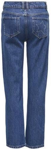 ONLY KIDS GIRL straight leg straight leg jeans medium blue denim Blauw - Foto 3