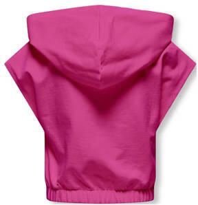 Only KIDS GIRL sweat top KOGAMANDA fuchsia Sweater Roze Tekst 158 164