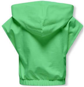 Only KIDS GIRL sweat top KOGAMANDA groen Sweater Tekst 122 128