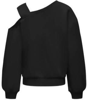 Only KIDS GIRL sweater KOGSEEMA met printopdruk zwart Printopdruk 134 140