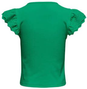 Only KIDS GIRL top KOGZENIA groen Meisjes Stretchkatoen Ronde hals Effen 158 164