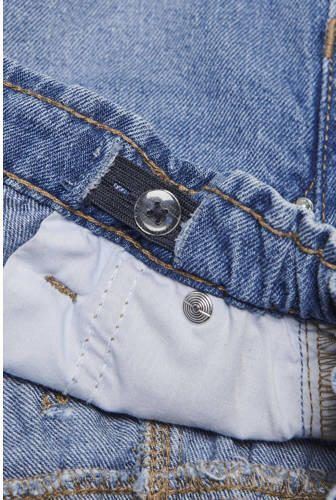 Only KIDS GIRL wide leg jeans KOGCOMET light blue denim Blauw Effen 134 - Foto 3