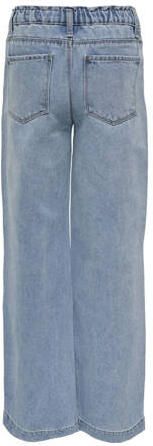 Only KIDS GIRL wide leg jeans KOGCOMET light blue denim Blauw Meisjes Sweat 116 - Foto 2