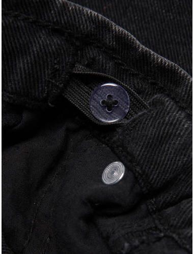 Only KIDS GIRL wide leg jeans KOGCOMET zwart Meisjes Denim Effen 140 - Foto 2
