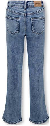 Only KIDS GIRL wide leg jeans KOGJUICY light blue denim Blauw Meisjes Stretchkatoen 140
